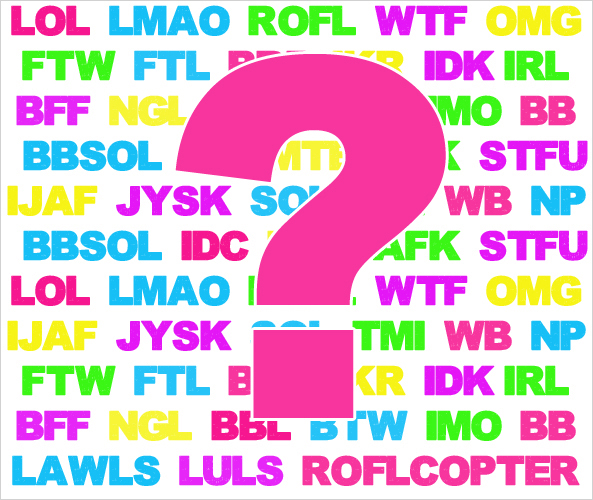 The Ultimate List of Acronyms to Fully Decode the Language of the Internet  - ESLBUZZ